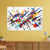 ABSTR_25-012 Abstracte kunst Canvas Print (Insitu (Woonkamer))