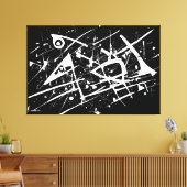 ABSTR_25-029 Abstracte kunst Canvas Print (Insitu (Woonkamer))