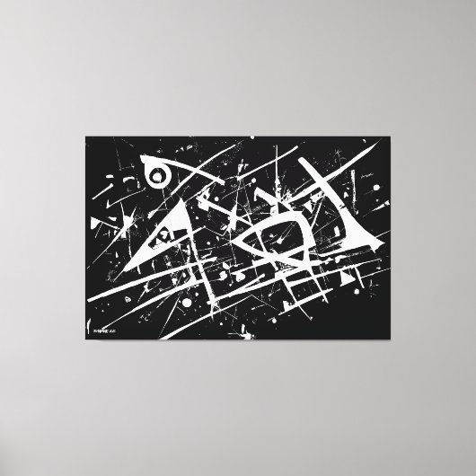 ABSTR_25-029 Abstracte kunst Canvas Print (Voorkant)