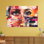 ABSTR_25-035 Abstracte kunst Canvas Print (Insitu (Woonkamer))