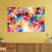 ABSTR_25-037 Abstracte kunst Canvas Print (Insitu (Woonkamer))