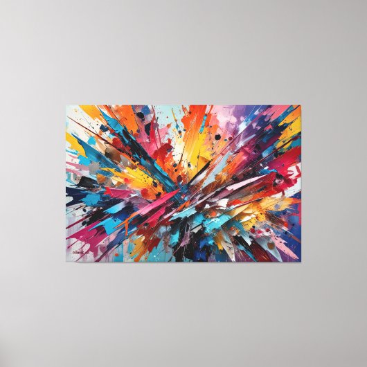 ABSTR_25-039 Abstracte kunst Canvas Print (Voorkant)