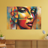 ABSTR_25-043 Abstracte kunst Canvas Print (Insitu (Woonkamer))