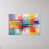 ABSTR_25-049 Abstracte kunst Canvas Print (Voorkant)
