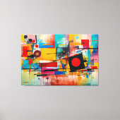 ABSTR_25-051 Abstracte kunst Canvas Print (Voorkant)