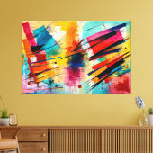 ABSTR_25-058 Abstracte kunst Canvas Print (Insitu (Woonkamer))
