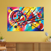 ABSTR_25-067 Abstracte kunst Canvas Print (Insitu (Woonkamer))