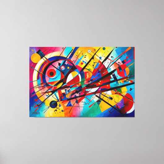 ABSTR_25-067 Abstracte kunst Canvas Print (Voorkant)
