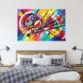 ABSTR_25-067 Abstracte kunst Canvas Print (Insitu (Slaapkamer))