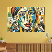 ABSTR_25-06 Abstracte kunst Canvas Print (Insitu (Woonkamer))