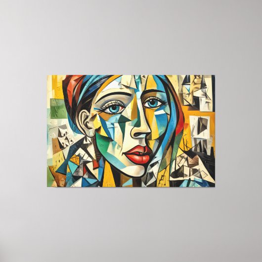 ABSTR_25-06 Abstracte kunst Canvas Print (Voorkant)