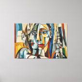 ABSTR_25-070 Abstracte kunst Canvas Print (Voorkant)