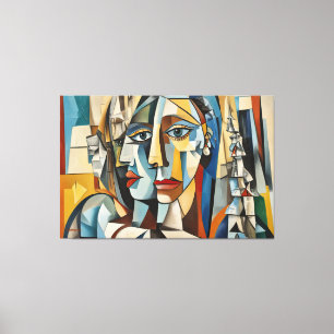 ABSTR_25-070 Abstracte kunst Canvas Print