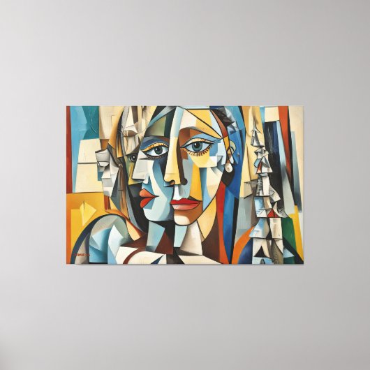 ABSTR_25-070 Abstracte kunst Canvas Print (Voorkant)