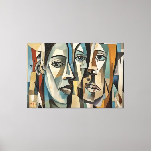 ABSTR_25-073 Abstracte kunst Canvas Print (Voorkant)