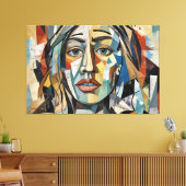 ABSTR_25-074 Abstracte kunst Canvas Print (Insitu (Woonkamer))