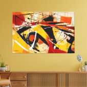 ABSTR_25-078 Abstracte kunst Canvas Print (Insitu (Woonkamer))
