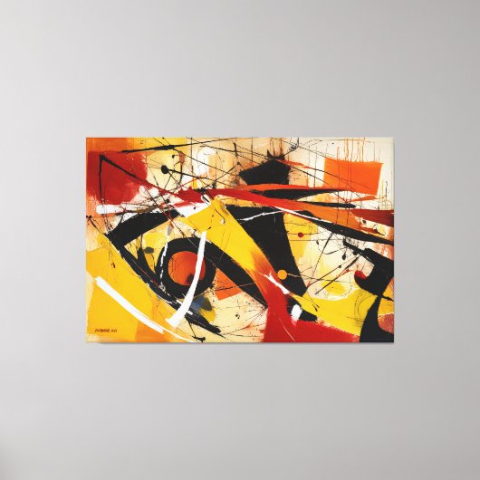 ABSTR_25-078 Abstracte kunst Canvas Print (Voorkant)