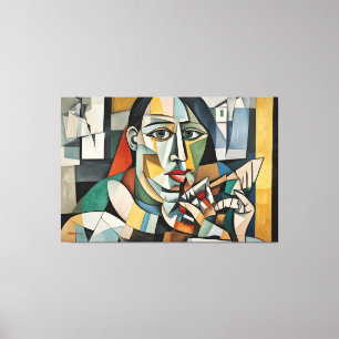 ABSTR_25-083 Abstracte kunst Canvas Print