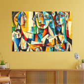 ABSTR_25-084 Abstracte kunst Canvas Print (Insitu (Woonkamer))