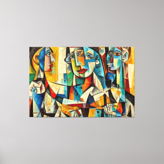 ABSTR_25-084 Abstracte kunst Canvas Print (Voorkant)