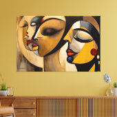 ABSTR_25-090 Abstracte kunst Canvas Print (Insitu (Woonkamer))
