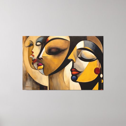 ABSTR_25-090 Abstracte kunst Canvas Print (Voorkant)