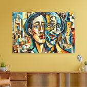 ABSTR_25-097 Abstracte kunst Canvas Print (Insitu (Woonkamer))