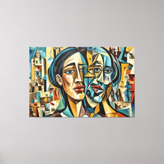 ABSTR_25-097 Abstracte kunst Canvas Print (Voorkant)