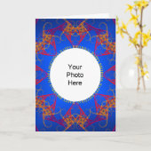 Abstraact Photo Birthday Kaart (Gele Bloem)