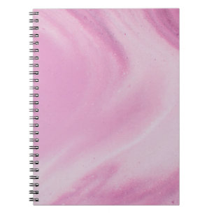 ABSTRAC PASTEL PINK ILLUSTRATIE NOTITIEBOEK