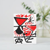 abstracción briefkaart (Staand voorkant)