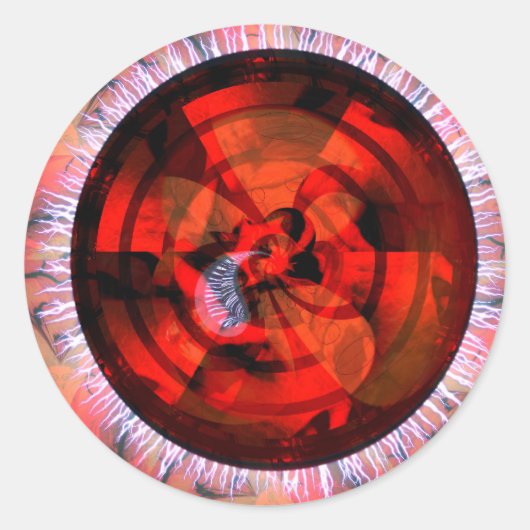 Abstracdelica #004 Sticker (Voorkant)