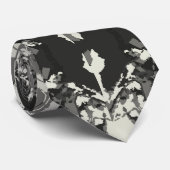 Abstrack Black en White Exclusive Mode Pattern Stropdas (Opgerold)