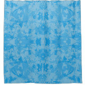 Abstrack Blue Exclusive Mode Pattern Douchegordijn (Voorkant)