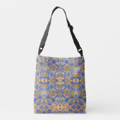 Abstrack Blue Exclusive Pattern Crossbody Tas (Achterkant)