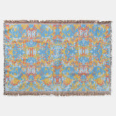 Abstrack Blue Exclusive Pattern Deken (Voorkant)