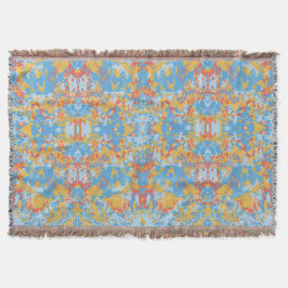 Abstrack Blue Exclusive Pattern Deken