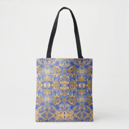 Abstrack Blue Exclusive Pattern Tote Bag