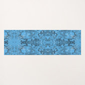 Abstrack Blue Exclusive Pattern Yogamat (Achterkant (horizontaal))