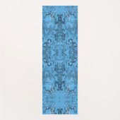 Abstrack Blue Exclusive Pattern Yogamat (Voorkant)