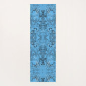 Abstrack Blue Exclusive Pattern Yogamat (Achterkant)