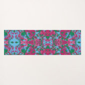 Abstrack Blue Pink Exclusief patroon Yogamat (Achterkant (horizontaal))