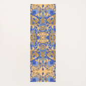 Abstrack Blue Yellow Exclusive Pattern Yogamat (Achterkant)
