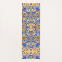 Abstrack Blue Yellow Exclusive Pattern