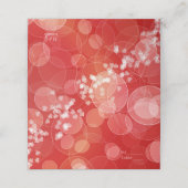 Abstrack Bokeh liefde textuur Plaatskaartje (Buitenkant ongevouwen)
