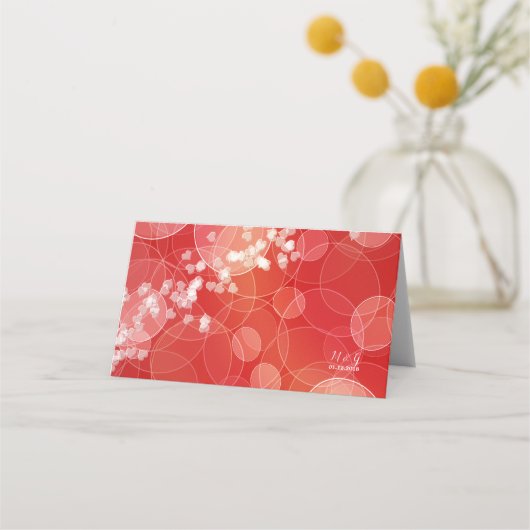 Abstrack Bokeh liefde textuur Plaatskaartje (Achterkant)