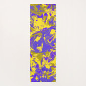 Abstrack Exclusief gele Pattern Crossbody Bag Yogamat (Achterkant)