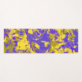 Abstrack Exclusief gele Pattern Crossbody Bag Yogamat (Voorkant (horizontaal))