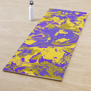 Abstrack Exclusief gele Pattern Crossbody Bag Yogamat